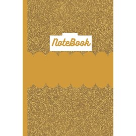 Gold Foil Cover Print Notebook: Great for gold plated cover lovers