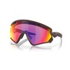 Oakley Men's Oo9418 Wind Jacket 2.0 Rectangular Sunglasses, Matte Grenache/Prizm