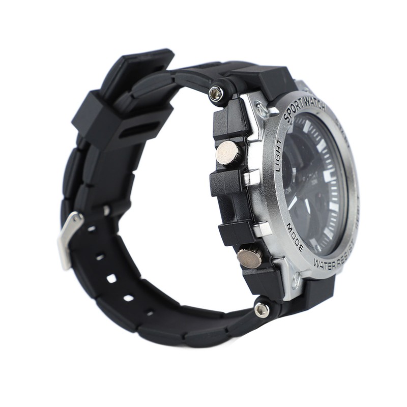 LED Sports Watch Electric Luminous Shook Proof Multi Function Quartz