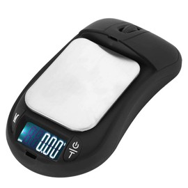 Digital Scale, 200g / 0.01g Portable Black Pocket Mouse Scale Small Kitchen Scale High Accuracy Cooking Scale Electronic Jewelry Tea Weighing Tool with LED LCD Display for Jewelry, Coffee