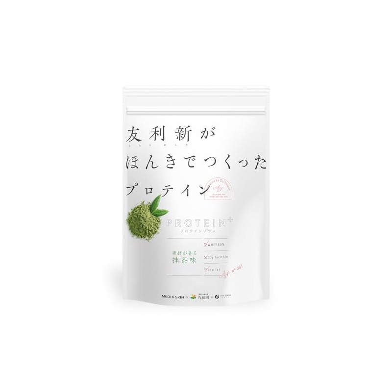 Fine Yomori Shinja Slightly Made Protein, Matcha Flavor, 12.6 oz