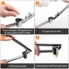 Garlic Press, Heavy Duty Garlic Mincer & Crusher, Easy Squeeze