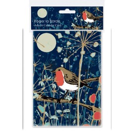Roger La Borde - Robins - Advent Calendar Card - ACC101
