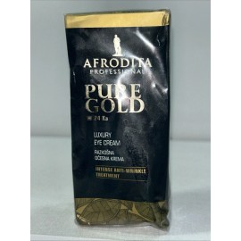 Unbranded Sealed Afrodita Pure Gold Luxury Eye Cream, Anti-Wrinkle, Damaged Box