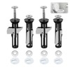 Sikweny 4 Piece Toilet Seat Attachment with Washer Universal Toilet