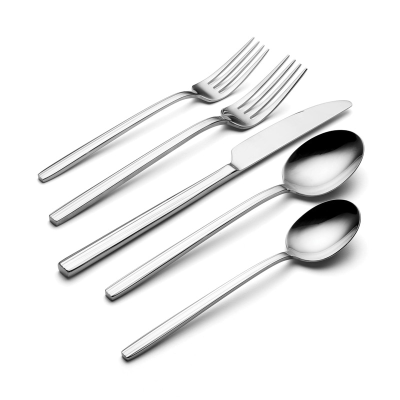 Oneida Mirror Dean Piece Flatware Set, 20 Count