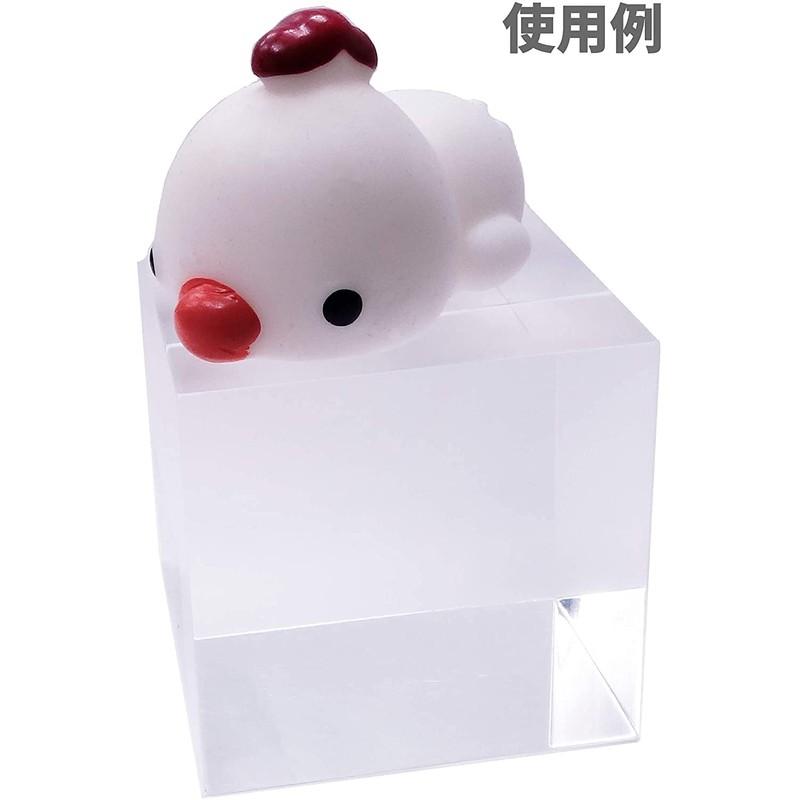 8 Pcs Audio Fan 3cm Cubic Acrylic Cube Decorative Display