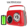 Retro Radio Bluetooth Speaker Portable Handheld HiFi Stereo Sound Cute