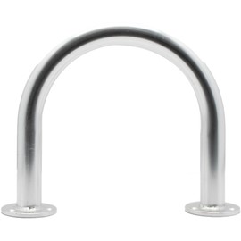 Extreme Max 3006.6909 Universal Aluminum Hand Rail for Pool, Hot Tub, Dock & Deck - 12" H x 13" W