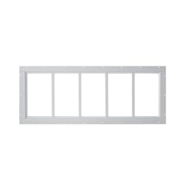 Shed Windows 10x29 White - Fixed Design with Tempered Glass