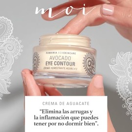 XAMANIA Crema Facial de Aguacate Antiage con Caléndula  Karité, Hidratación Profunda, Skin Care Antiarrugas, Contorno de Ojos y Rostro 30ml           