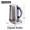 Hamilton Beach Professional Digital LCD Temperature Control Electric Tea Kettle,