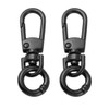 LMAPUR, Set of 2, Hook Key Chain, Metal Detachable Double