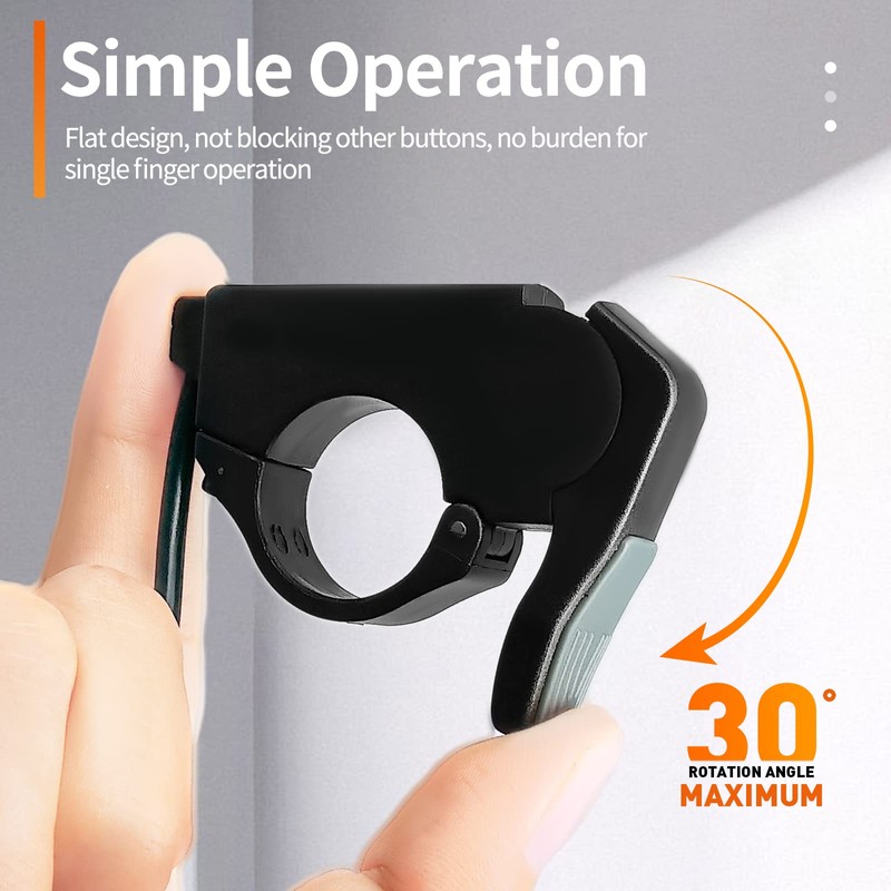 HUDAMZKY Ebike Quick Installation Thumb Throttle Compatible Left/Right Hand 36V/48V