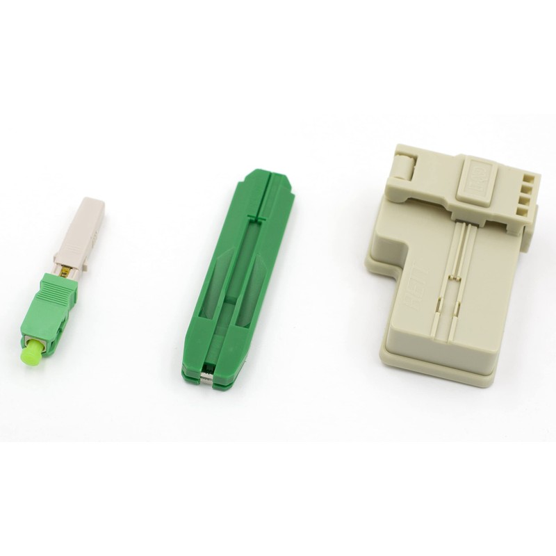 100pcs SC APC Fiber Optic Quick Connector with Fiber Cutting