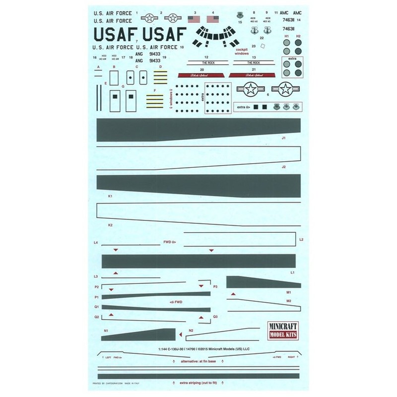 Minicraft Model Kits C-130J-30 Super Hercules Model Kit