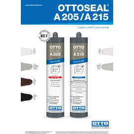 OTTOSEAL OTTOSEAL A 205 Premium Acryl-Dichtstoff 310 ml Kartusche C56 betongrau