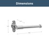 Franklin Brass Calloway (1-Pack) Toilet Paper Holder Polished Chrome Euro