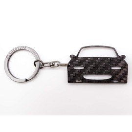 BlackStuff Carbon Fibre Keyring Compatible with MX-5 Na MK1 1989-1997 BS-643, Black