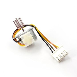 PM15S Mini 15mm Stepper Motor 2-Phase 4-Wire with 12T Aluminum Gear for DIY Digital Products and Camera Parts