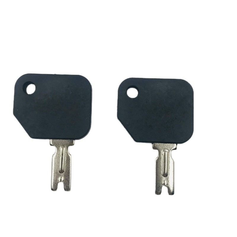 2X replacement for Hyster, Yale, Rubber Coated Forklift Key. Part