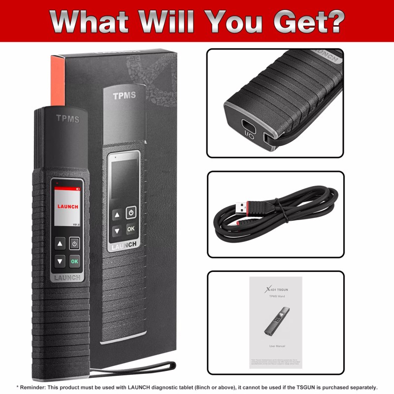 Launch X431 TSGUN TPMS Tire Pressure Detector Car TPMS Sensor