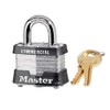 Master Lock 3KA-3210 1-1/2" Laminated Keyed Alike Padlocks - Quantity