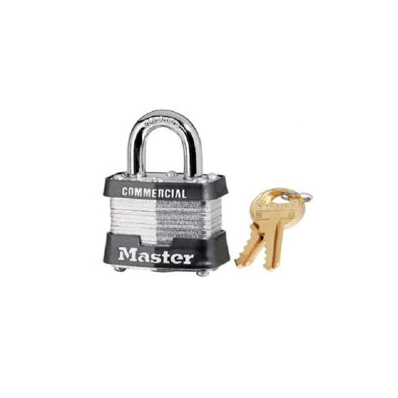 Master Lock 3KA-3210 1-1/2" Laminated Keyed Alike Padlocks - Quantity