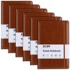 ZCZN 6 Pack Lined Journal Notebooks, 192 Pages A5 Hardcover