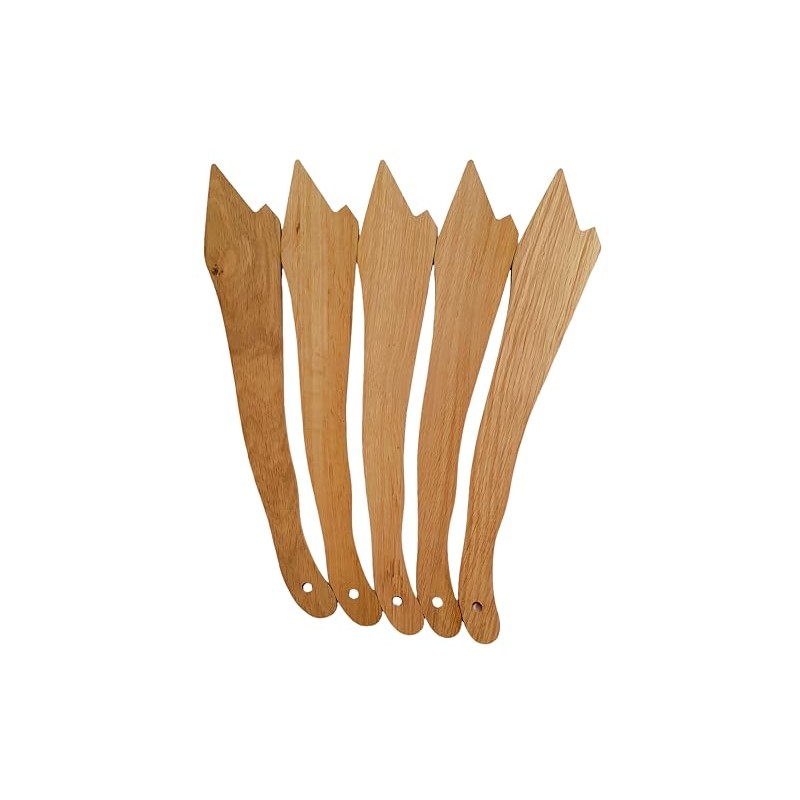 2 X Schiebestock f√ºr Tischkreiss√§gen, Fr√§sen und Hobel,Bands√§ge -Eiche 410x65x10