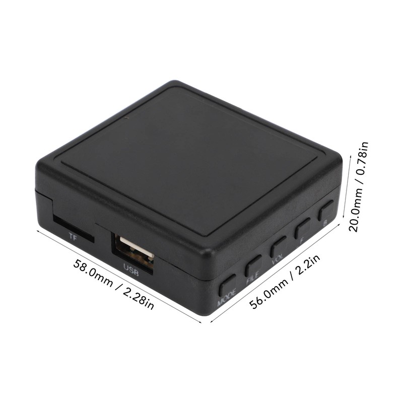 Car Bluetooth Adapter Portable Aux Input Hands Free Calls Noise