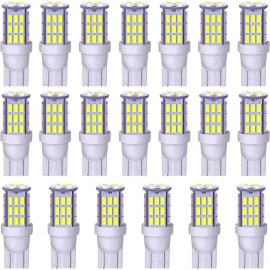 AOICANKI T10 921 194 168 LED Bulbs Cool White 20-Packs, Super Bright 3014 42-SMD LED 12