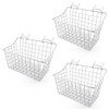 Pegboard Baskets With Hooks, 3 Pack Peg Board Wall Organizer