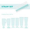 Swig Life Reusable Straws Bella Rosa + Navy Glitter Tall