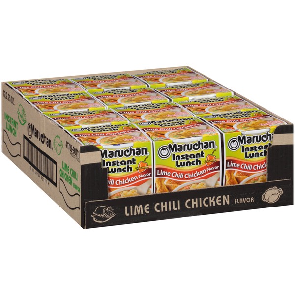 Maruchan Instant Lunch Lime Chili Chicken, 2.25 Oz, Pack of