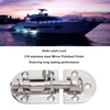 Locker Latch 86mm Long 316 Stainless Steel Mirror Polished Finish