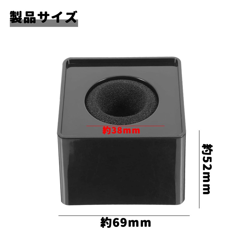 PAVIKE Microphone Flags Interview Black Square Advertising Image Enhancing Promotion