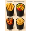 Alaskan Decor Charcuterie Cups, 12oz 50 pcs disposable paper, bamboo
