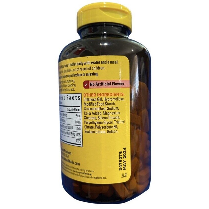 Nature Made Super C with Vitamin D3 & Zinc Supplement