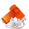 1GB USB Flash Drive (Orange)