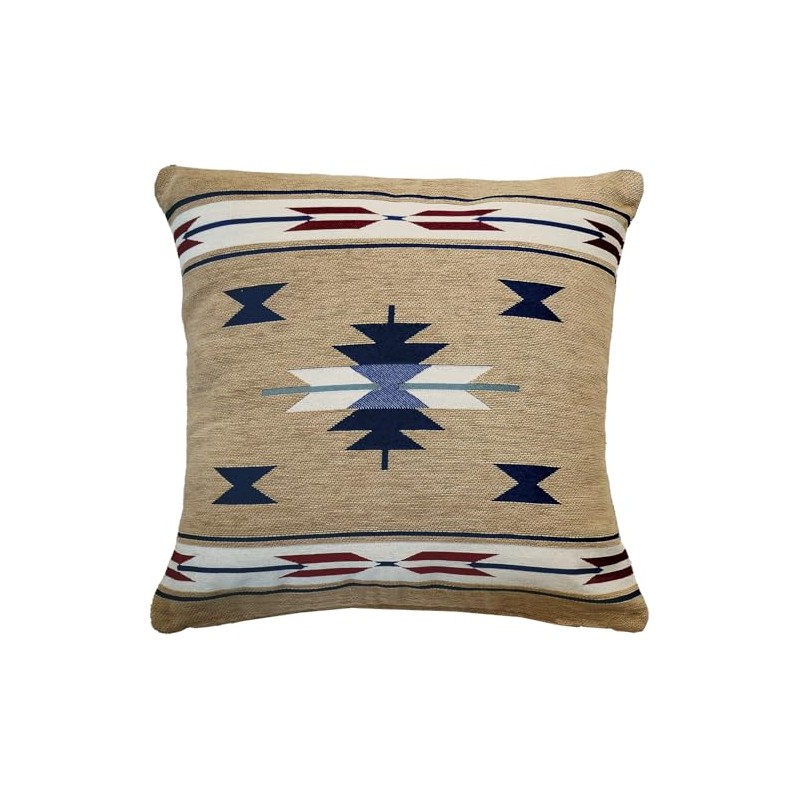 Kijapan 170082 Karran Decorative Cushion Cover, Chenille, Jaguar Fabric, 17.7