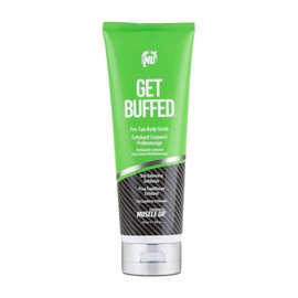Buffed 프로 탄, 버프드 받기, 프리 탄 바디 스크럽, 스킨 밸런스 각질 제거제, pH, 8온스. Pro Tan, Buffed, Pre Tan Body Scrub, Skin Balance Exfoliator, pH Balanced, 8oz