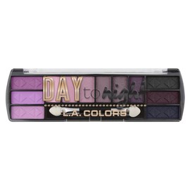 L.A. COLORS Day To Night 12 Color Eyeshadow Palette, Daybreak, 0.28 Oz, Powder