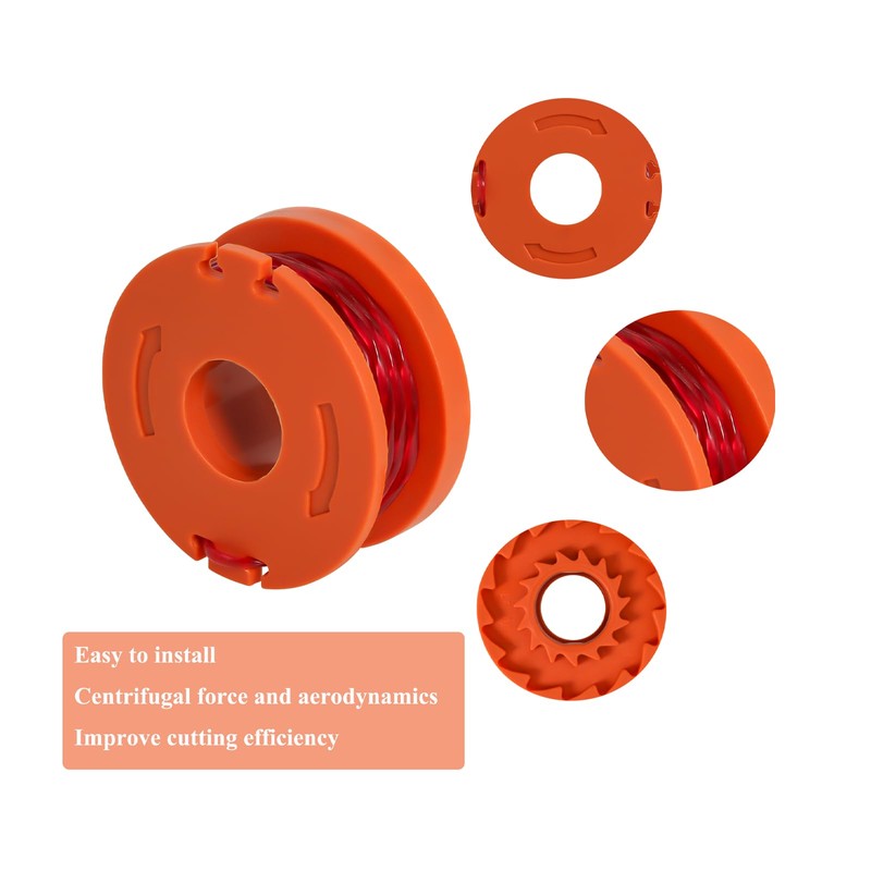 Strimmer Spool Compatible with Qualcast Worx Grass Trimmers Replace CGT183A,