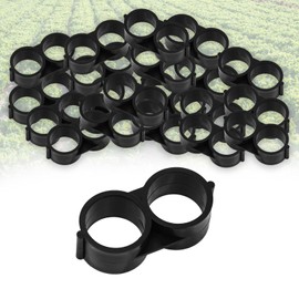 Tinoaly 20 Pack 1/2 Inch Drip Irrigation End Closures, for 1/2" Irrigation Tubing 17mm 0.600" ID Drip Line Plugs Fittings End Cap Connectors for Garden, Lawn, Patio & Sprinkler Systems