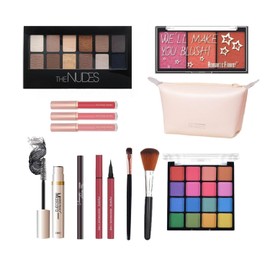 Kit Maquillaje para Mujer, Set de Maquillaje para Mujer que Incluye Paleta de Sombras de Ojos, Juego de Brillo de Labios, Incluye Juego de Brochas de 