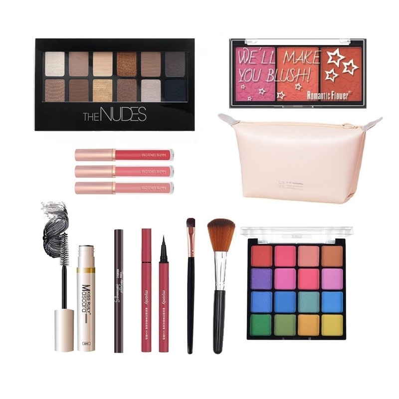 Kit Maquillaje para Mujer, Set de Maquillaje para Mujer que