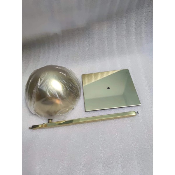 Tbrand Mirror Gold Stainless Steel Adjustable hat Cap Display Stand