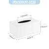 sourcing map Tissue Box Cover with Magnetic Bottom Rectangle Tissue