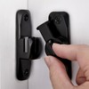 INIRET 3 Pack Barn Door Latches,90/180 Degree Gate Lock,Zinc Alloy